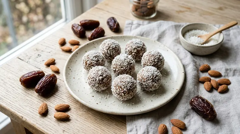 Coconut Date Bites