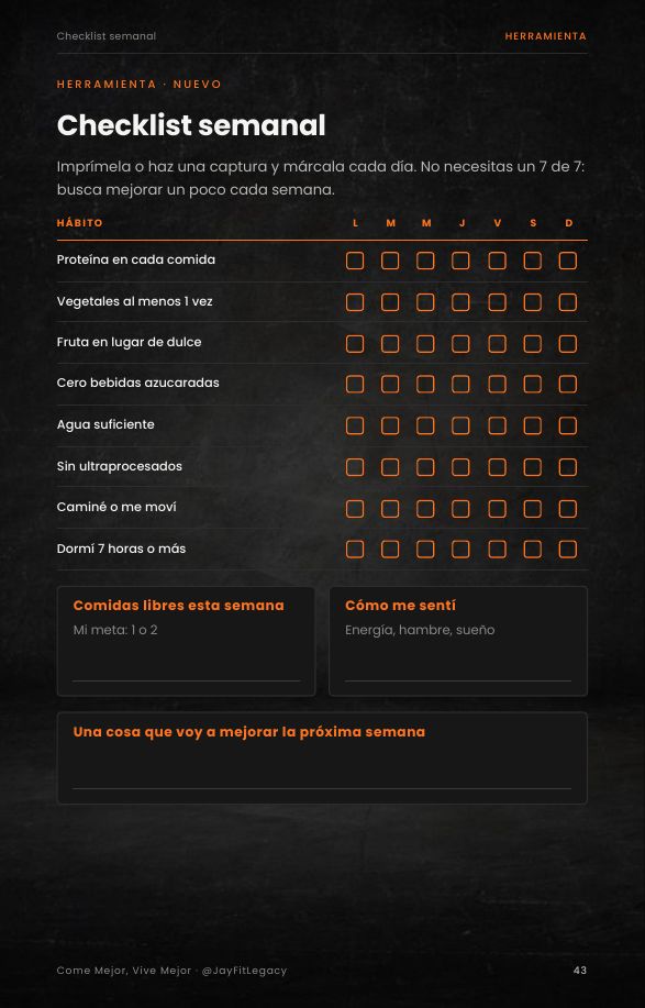 Checklist semanal