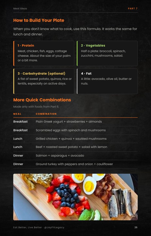 Meal ideas page