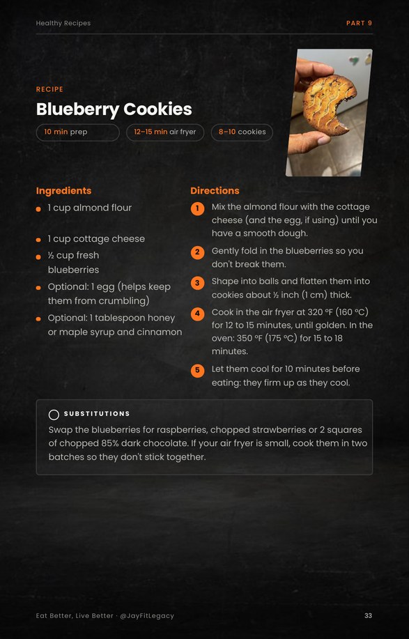 Blueberry cookies recipe