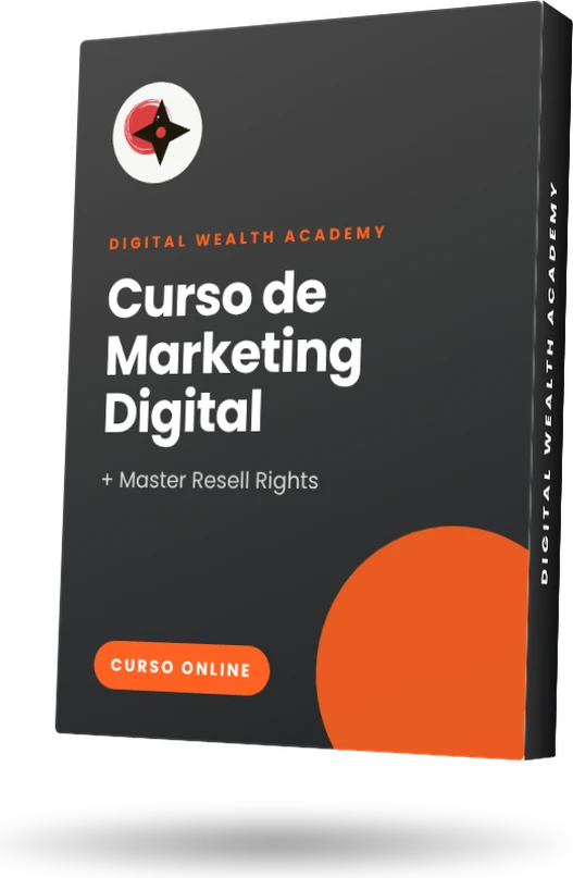 Caja del Curso de Marketing Digital con Master Resell Rights
