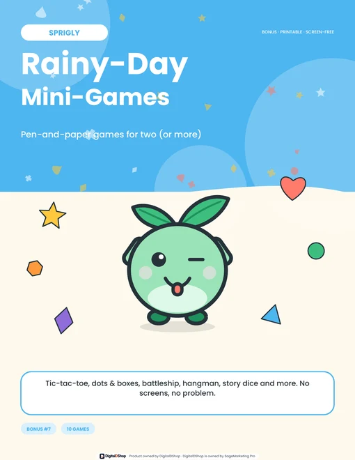 Rainy-Day Mini-Games Pack