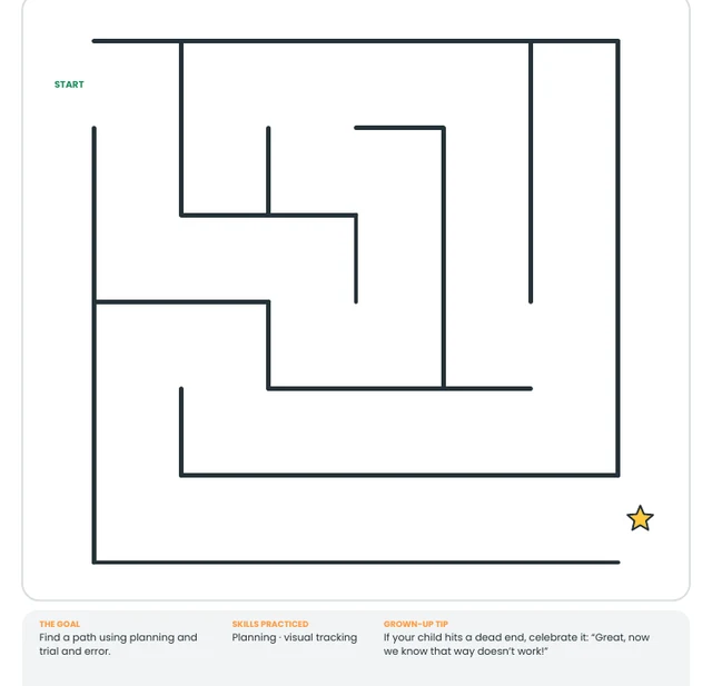 Starter-level maze