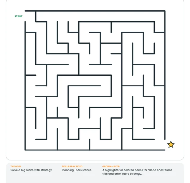 Challenger-level maze