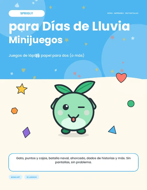 Pack de minijuegos para días de lluvia